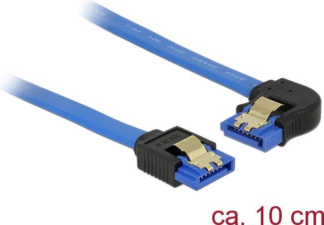 DeLOCK Seriel ATA-kabel BlÃ¥ 10cm