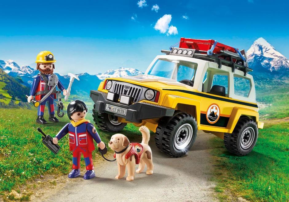Playmobil Bergretter-Einsatzfahrzeug - Mehrfarben - 4 Jahr(e) - Junge - 185 mm - 10,5 cm - 100 mm (9128)