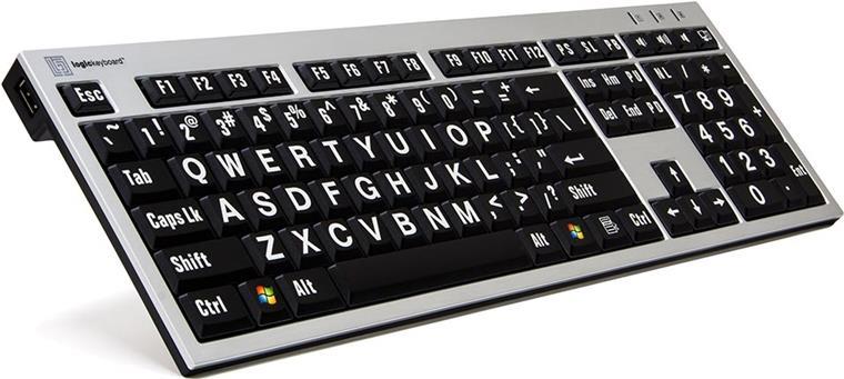 Logickeyboard LKB-LPRNTWB-AJPU USB Französisch Schwarz - Silber (LKB-LPRNTWB-AJPU-FR) Logickeyboard LKB-LPRNTWB-AJPU USB Französisch Schwarz - Silber (LKB-LPRNTWB-AJPU-FR)