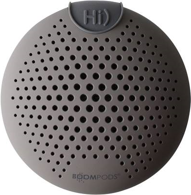 Boompods Soundclip Alexa Bluetooth® Lautsprecher Freisprechfunktion, Outdoor, Wasserfest, Amazon Alexa direkt integriert Grau (15725)