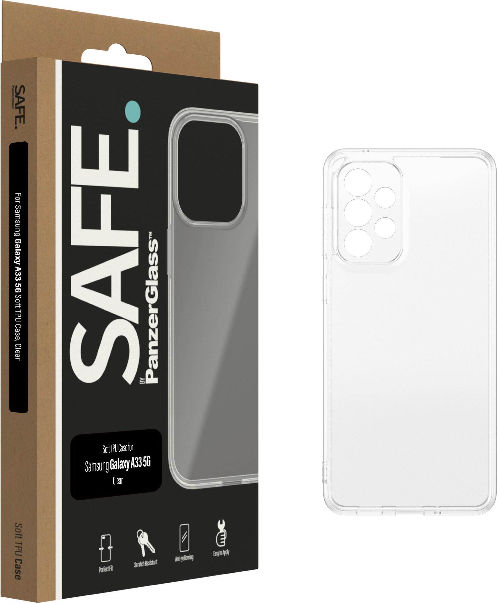 PanzerGlass SAFE95307 custodia per cellulare Cover Trasparente (SAFE. CASE - SAMSUNG GALAXY A33 5G)