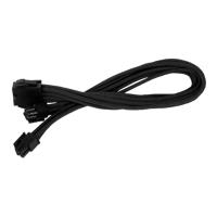 SilverStone PP07 - Spannungsversorgungs-Verlängerungskabel - 8-poliges Stromkabel (EPS12V) (M) - 8-poliges Stromkabel (EPS12V) (W) - 30cm - Schwarz (SST-PP07-EPS8B)