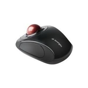 Kensington Advance Fit Wireless Mobile Trackball - Maus - drahtlos - 2,4 GHz - kabelloser Empfänger (USB) - Graphite, Rubinrot (K72352EU)