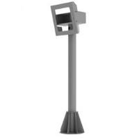 Peerless FPEPM-05 - Befestigungskit (Sockel, Stange, Bodenplatte) für LCD-Display - rostfreier Edelstahl - Stone Grey - Bildschirmgröße: 101,6 - 139,7 cm (40 - 139,70cm (55)) - Innen / Außen (FPEPM-05)