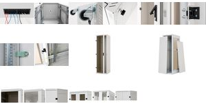 TRITON 48,30cm (19) Netzwerkschrank RMA, mit Glastür, 15 HE nutzbare Einbautiefe: 875 mm, robuste Stahlkonstruktion, - 1 Stück (RMA-15-A69-CAX-)