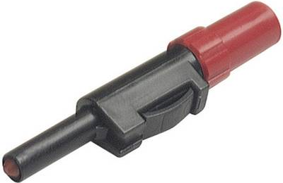 SKS Hirschmann SLS 10 B Laborstecker Stecker, gerade Stift-Ø: 4 mm Rot 1 St. (931824101)