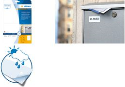 HERMA Inkjet Folien-Etiketten, 210 x 148 mm, weiß permanent haftend, Folien-Etiketten, matt, selbestklebend, - 1 Stück (4601)