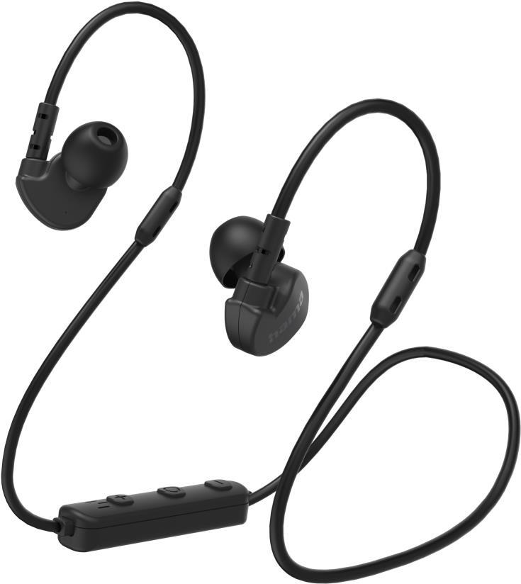 Hama Freedom Athletics Condizioni di copricapo nell'orecchio/musica Bluetooth Schwarz (00184118)