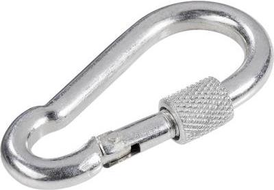 Conrad Electronic SE TOOLCRAFT Karabinerhaken 486747 Schraubverschluss 80x8mm