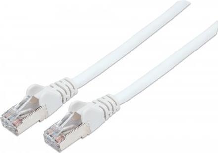 Intellinet 741392 cavo di rete Bianco 3 m Cat7 S/FTP [S-STP] (NETWORK CABLE CAT7/PLUG 6A COPP - -3M WHITE S/FTP SNAGLESS/BOOTED)