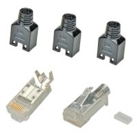 EFB-Elektronik Hirose TM11 - Netzwerkanschluss - RJ-45 (M) - abgeschirmt - (Kategorie 5e) - Schwarz (Packung mit 10) (H7540.4-10)
