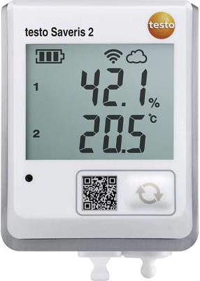 testo Saveris 2-H2 Multi-Datenlogger Messgröße Temperatur, Luftfeuchtigkeit -30 bis 70 °C 0 bis 100 % rF (0572 2035)