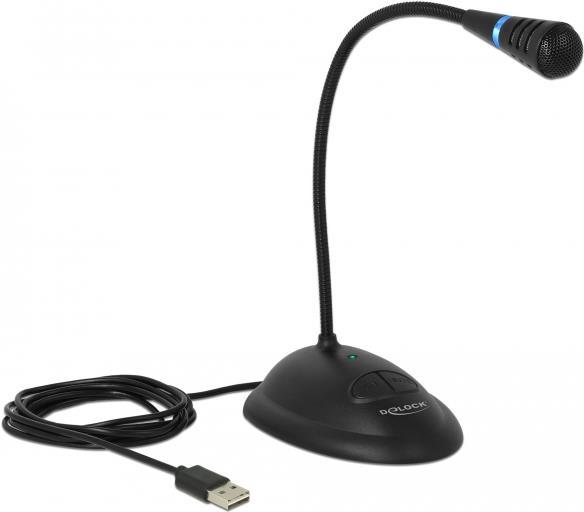 DeLOCK 65871 Mikrofon PC microphone Verkabelt Schwarz (65871) DeLOCK 65871 Mikrofon PC microphone Verkabelt Schwarz (65871)