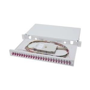 CASSETTO FIBRA OTTICA 24 CONNETTORI LC DUPLEX OM4 CON PIGTAIL DIGITUS