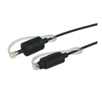 Goobay AVK 224-100 1.0m cavo a fibre ottiche 1 m toslink 3.5mm Nero (goobay 51224)