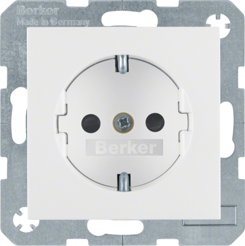 Berker GmbH & Co. KG Hager 47231909 Steckdose Typ F Weiß (47231909)