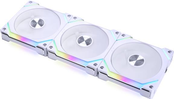 Lian Li UNI FAN SL V2 120 Case per computer Ventilatore 12 cm Bianco 3 pz (Lian Li UNI SL120 V2 Addressable RGB White 120mm Fan