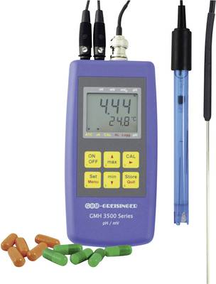 GMH 3511 Set Ph-/Redox-/Temperatur-Messgerät 3511-Set 0.00 - 14.00 pH -5 bis (605215)