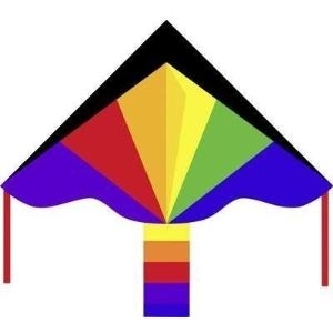 Ecoline Einleiner Drache Simple Flyer Rainbow Spannweite 1200 mm Windstärken-Eignung 2 - 5 bft (102145)