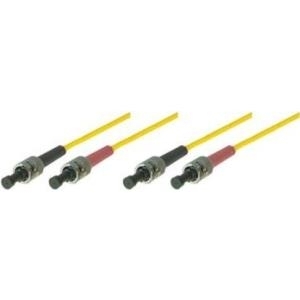 Tecline Fröhlich + Walter - Patch-Kabel - ST single mode (M) - ST single mode (M) - 1 m - Glasfaser - 9 / 125 Mikron - OS2 - Gelb (39979801)