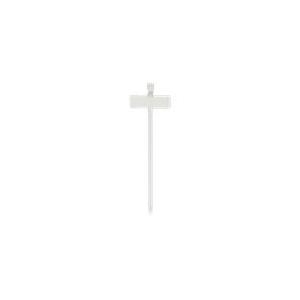 Cimco - Kabelbinder mit Etiketten - 20 cm - Natural (Packung mit 100 )