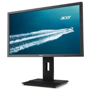Acer B246HYLA - LED-Monitor - 60.5 cm (23.8) (23.8 sichtbar) - 1920 x 1080 Full HD (1080p) - IPS - 250 cd/m² - 1000:1 - 6 ms - DVI, VGA - Lautsprecher - Dunkelgrau