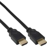 InLine - Video- / Audiokabel - HDMI - HDMI, 19-polig (M) - HDMI, 19-polig (M) - 7,5m - Schwarz (17607P)