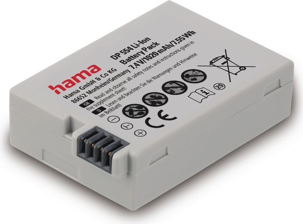 Hama DP 554 Ioni di Litio 1020 mAh