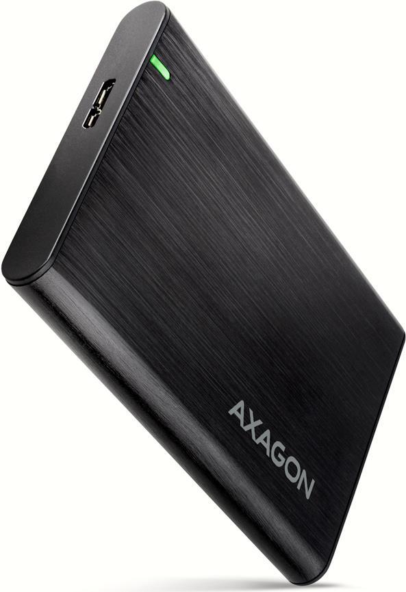 Axagon EE25-A6M contenitore di unit di archiviazione Box esterno HDD/SSD Nero 2.5 (Axagon EE25-A6M drevkabinet HDD/SSD ka)