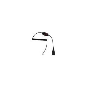 JABRA GN Anschlusskabel QD auf RJ10 spiral 0,5 - 1,00 Meter Regel-Belegung inkl. Stummschalter/Mute (8800-01-20)