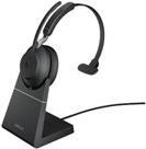 GN Jabra Jabra Evolve2 65 MS Mono - Headset - On-Ear - konvertierbar - Bluetooth - kabellos - USB-C - Geräuschisolierung - Schwarz (26599-899-889)
