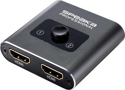 SpeaKa Professional SP-BDS-120 Switch HDMI 12 porte con funzionalità Ultra HD 3840 x 2160 pixel (SP-9261376)