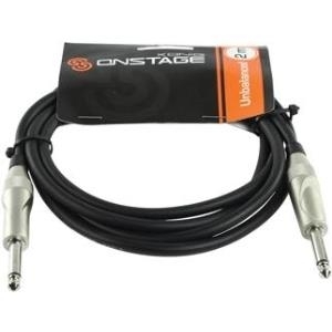 König ONSTAGE CBJJ-2 - Audiokabel - Mono-Stecker (M) bis Mono-Stecker (M) - 2 m - Schwarz