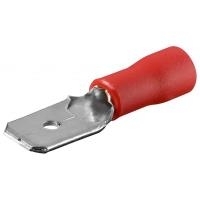 Flachstecker rot -