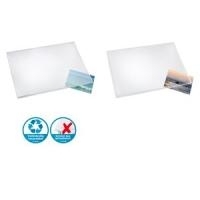 Läufer Schreibunterlage DURELLA TRANSPARENT, glasklar Stärke: 0,8 mm, klar-transparent, umlaufende 1-Linienprägung (43600)