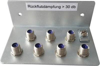 TRIAX ERW 7 Erdungswinkel 7-polig F-Buchsen beidseitig belegbar (350298)