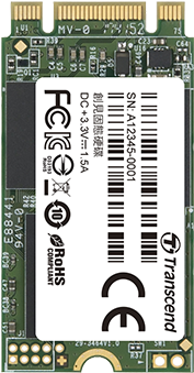 Transcend MTS400I - SSD - 64 GB - interno - M.2 2242 - SATA 6Gb/s