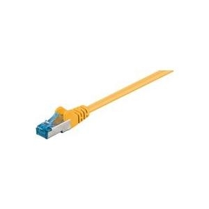 MicroConnect - Netzwerkkabel - RJ-45 (M) bis RJ-45 (M) - 1 m - SFTP - CAT 6a - halogenfrei - Gelb