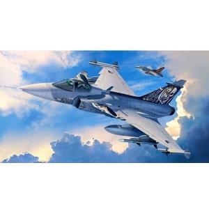 Revell Saab JAS-39C Gripen - 1:72 - Montagesatz - Flugzeugzelle - Saab JAS-39C Gripen - Militärflugzeug - Kunststoff (MR-4999)