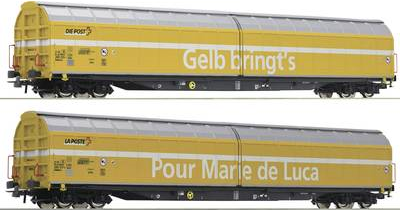 Roco 76087 H0 2er-Set Schiebewandwagen Post der SBB (76087)