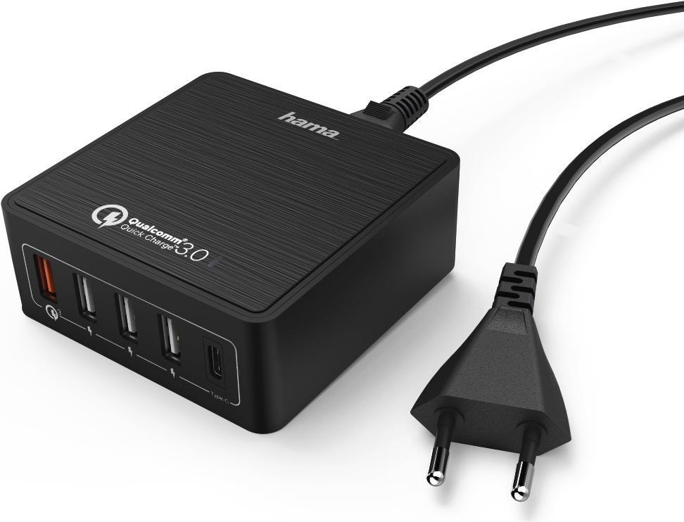 Hama 00173627 Innenraum Schwarz Ladegerät für Mobilgeräte (00173627)