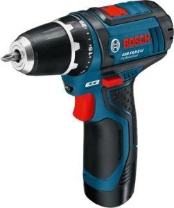 Bosch Light Series GSR 10,8-2-LI Professional - Bohrer/Schrauber - kabellos - 2 Geschwindigkeiten - Bohrfutterschlüssel 10 mm - 30 N·m - 2 Akkus - 10.8 V - Sonderposten