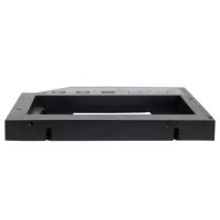 SilverStone SST-TS09 - Speichereinschubadapter - 13,3 cm Slim Line auf 6,4 cm (5,25 Slim Line auf 6,40cm (2.5)) - Schwarz (SST-TS09)