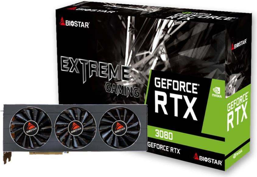 BIOSTAR GeForce RTX 3080 10GB Grafikkarte (VN3816RMT3) (VN3816RMT3)