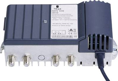 TRIAX GHV 530 BK Hausanschlussverstärker 20 dB NF für GHV 30E (323142)