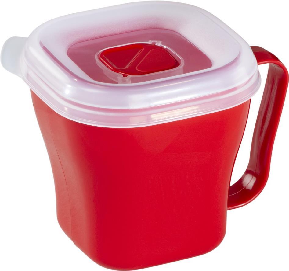 Xavax Mikrowellentasse, 0,6 l, Rot (00111466)