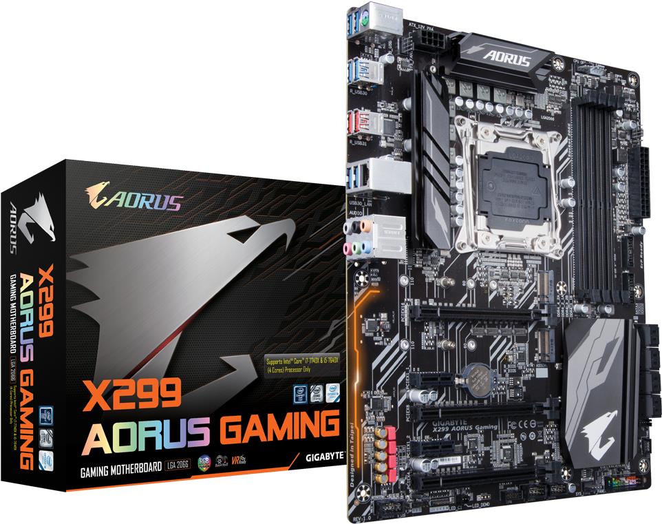 Gigabyte X299 AORUS Gaming Intel X299 LGA 2066 ATX Motherboard (X299 AORUS Gaming) Gigabyte X299 AORUS Gaming Intel X299 LGA 2066 ATX Motherboard (X299 AORUS Gaming)