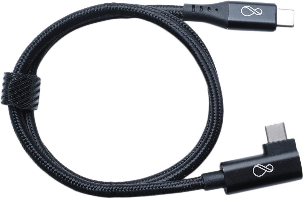 Cavo Bachmann Ochno USB-C angolato 0,7 m nero