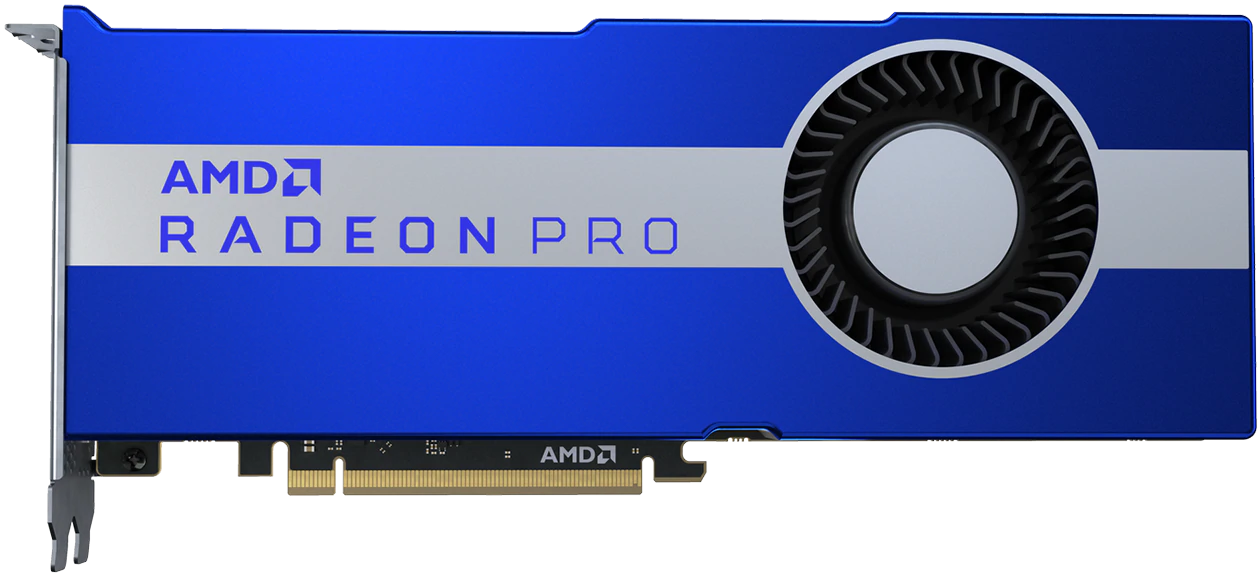 AMD Radeon Pro VII 16 GB Memoria a banda larga elevata 2 [HBM2] (AMD GRAPHICCARD RADEON PRO VII 16GB HBM2,4096BIT PCIe 4.0x16 7