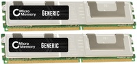 MicroMemory - DDR2 - 4 GB: 2 x 2 GB - FB-DIMM 240-pin - 667 MHz / PC2-5300 - CL5 - Voll gepuffert - ECC - für IBM System x3650, Lenovo BladeCenter HS21, HS21 XM, System x34XX, x35XX, x3650